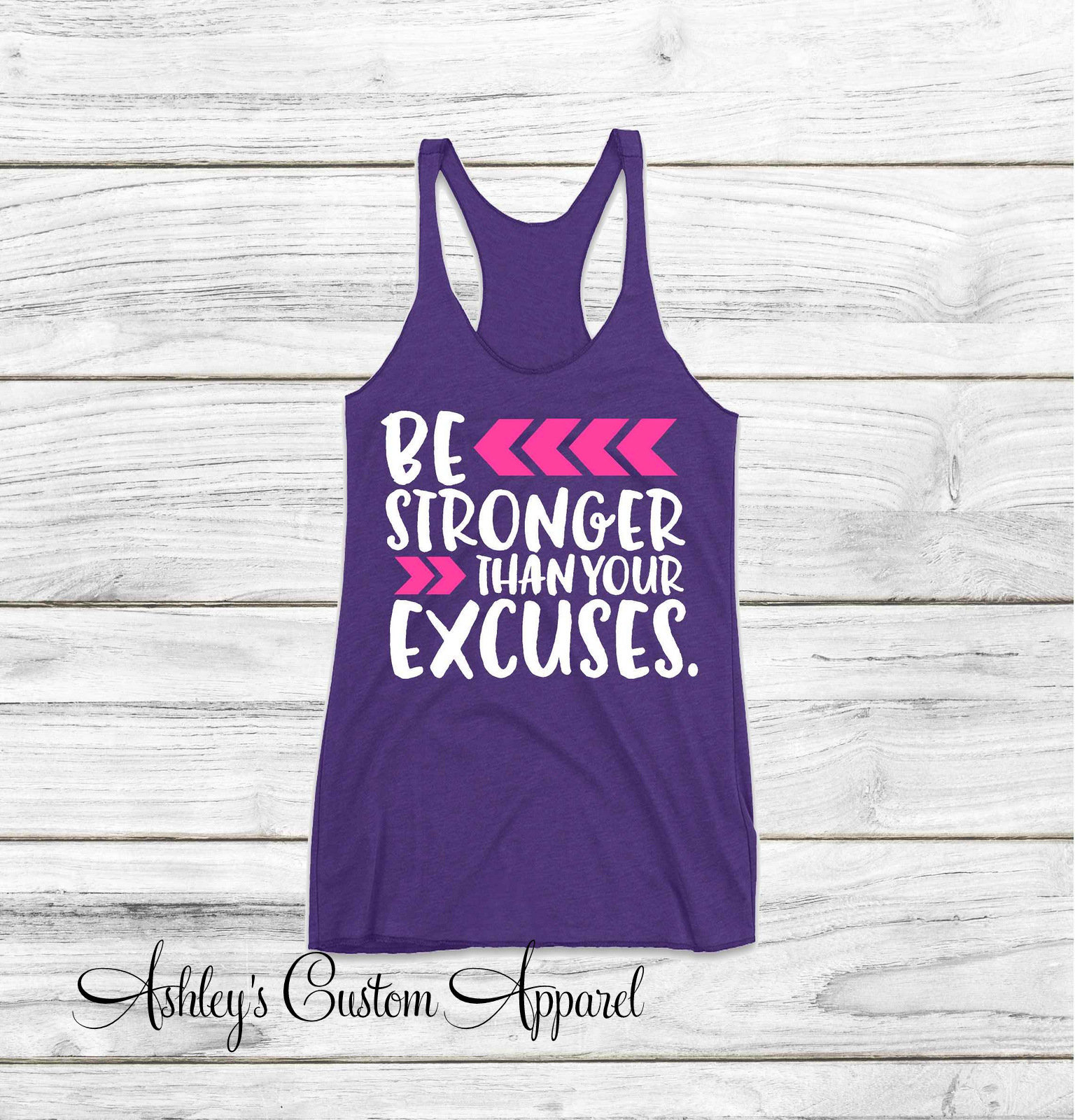 Inspirational Workout Shirts Be Stronger Than Your Excuses