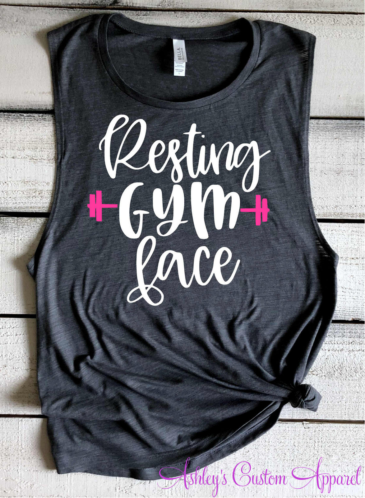 Funny womens workout store tank tops
