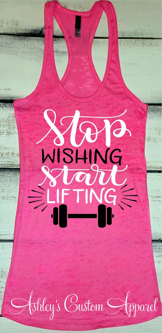 Workout Tanks for Women Inspirational Fitness Shirts Stop | Etsy