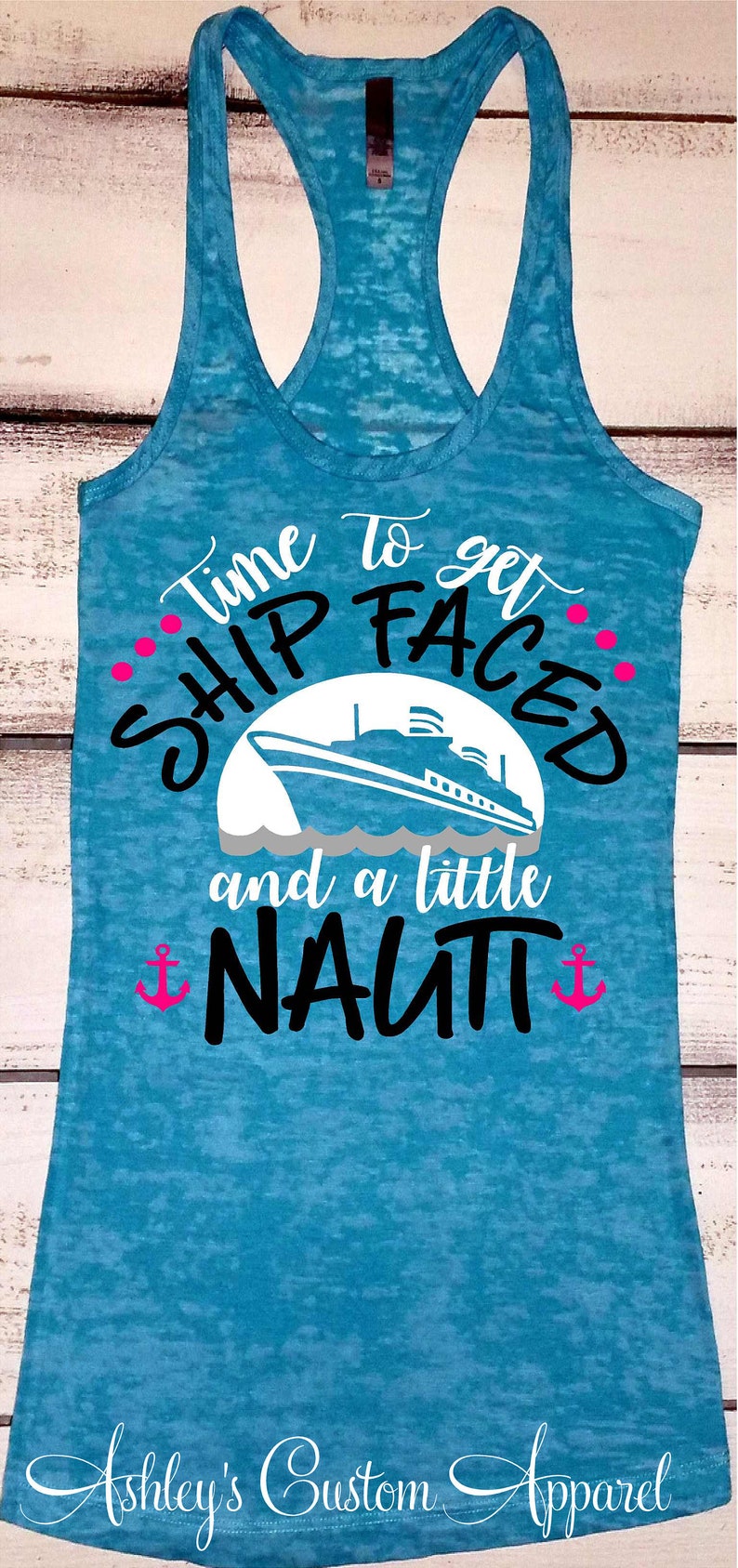 Cruise Shirts Funny Cruise Tank Tops Ship Faced and A Little | Etsy