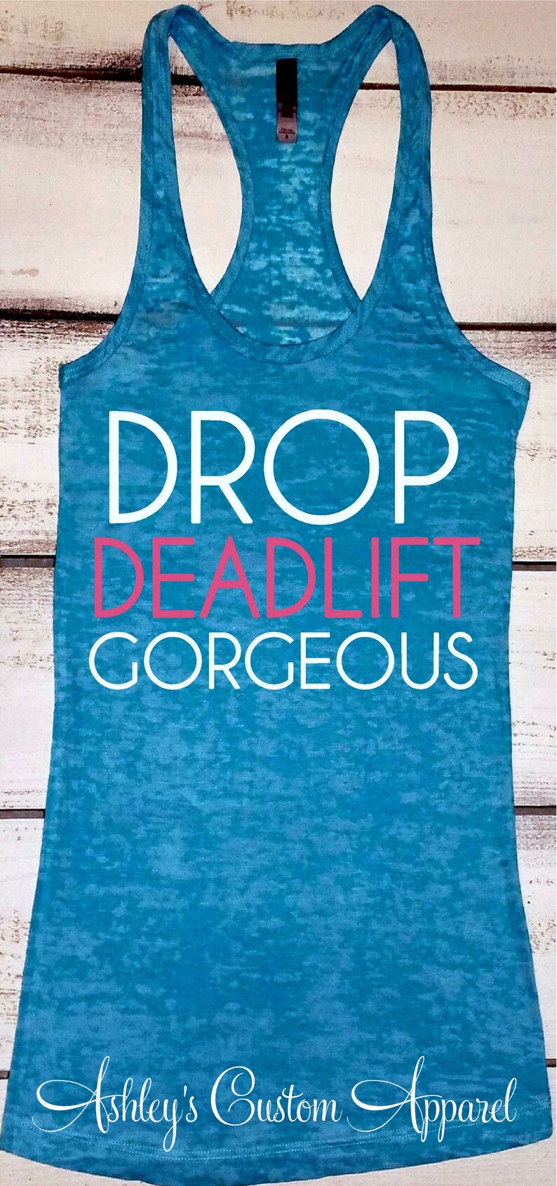 Funny Workout Tanks Women's Fitness Apparel Drop Dead Lift Etsy