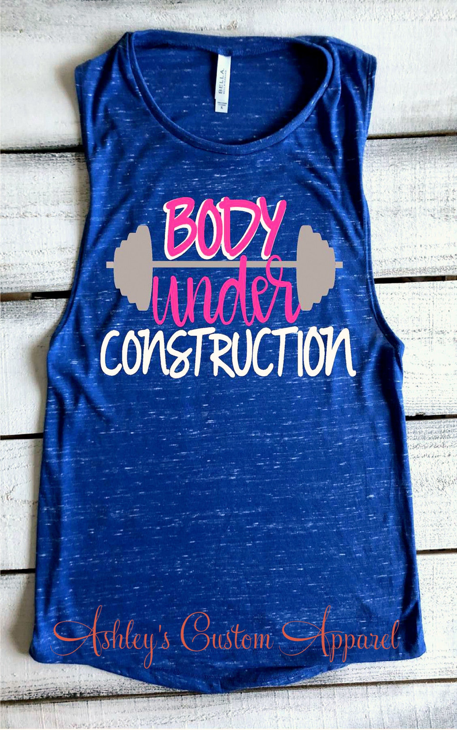 Body Under Construction Womens Workout Tank Tops Weight Loss Etsy