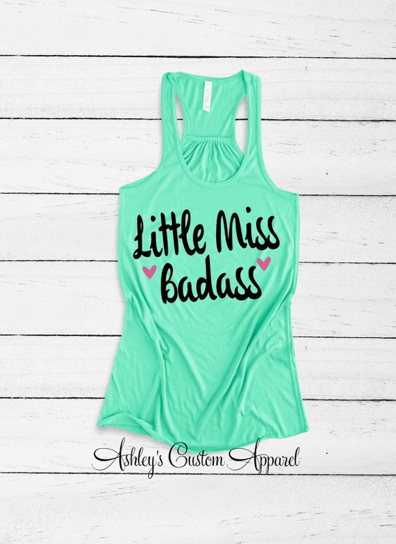 Little Miss Tank, Funny Workout Tank, Womens Fitness Apparel, Motivational  Fitness, Cute Gym Shirts, Little Miss Badass, Squat Tank Tops -  Canada
