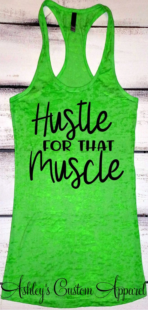 Workout Tanks for Women Motivational Fitness Hustle for That | Etsy