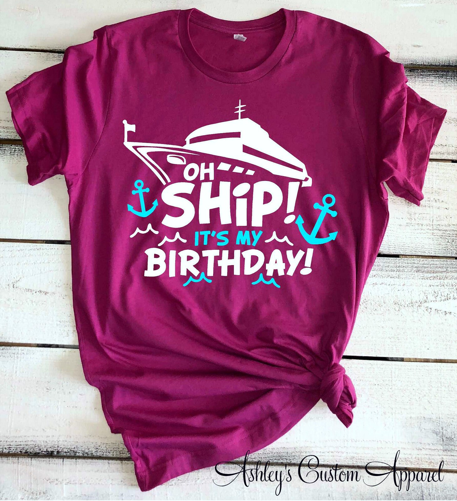 Birthday cruise shirts Clearance