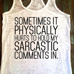 Sarcasm or Profanity Womens Baby Tee main image 1