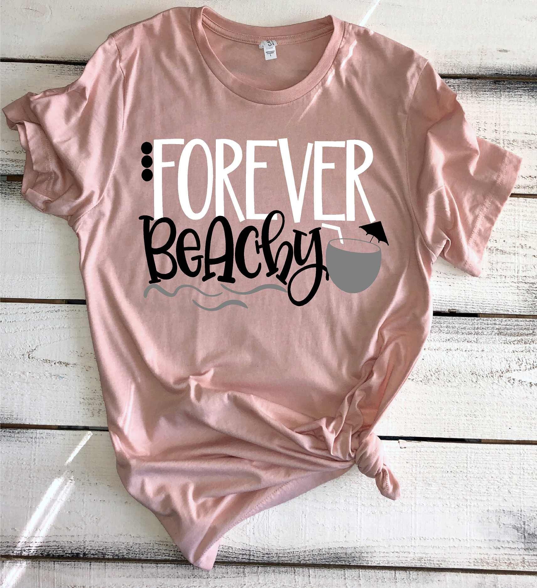 Beach Shirts for Women Forever Beachy Funny Beach Shirt Beach Etsy Canada