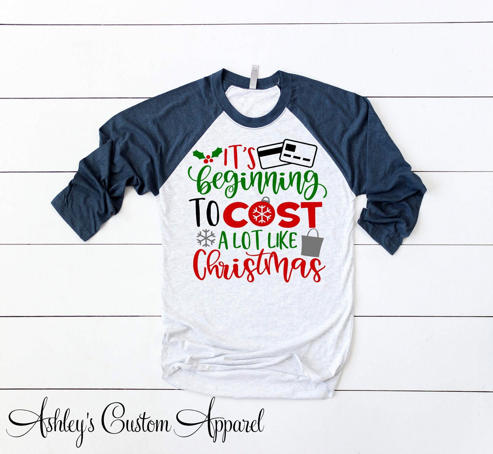 Women Christmas Shopping Shirt 
