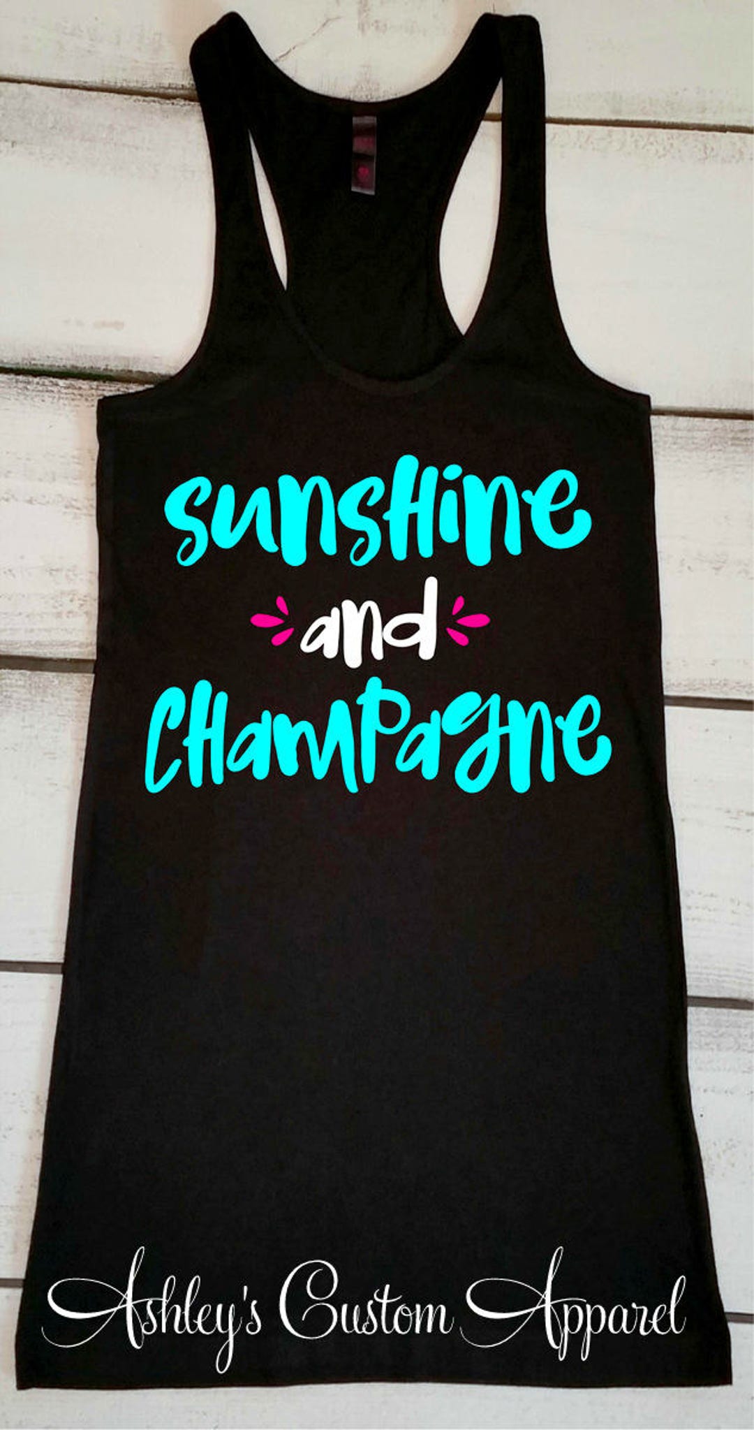 Champagne Shirt, Sunshine and Champagne, Summer Vacation Shirt, Day ...