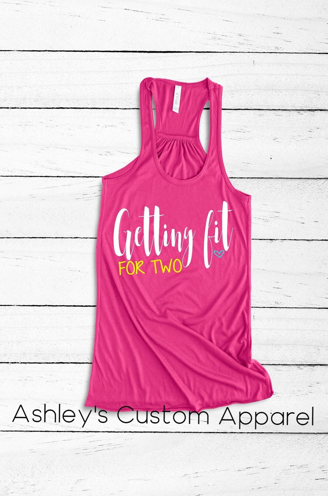 Pregnancy Workout Tank, Maternity Work Out Top, Womens Fitness Apparel