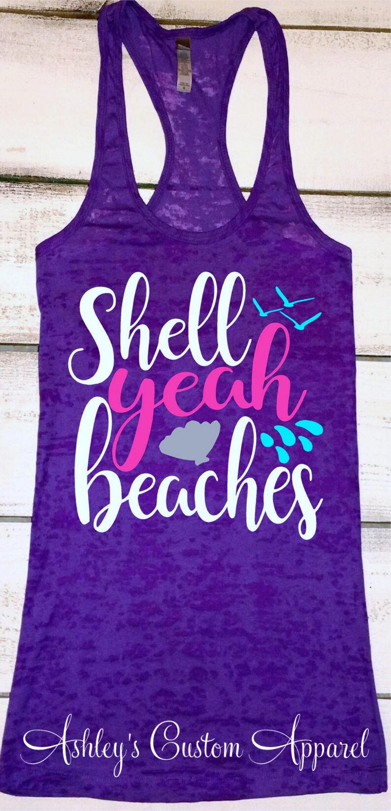 Beach Shirts For Women Shell Yeah Beaches Beach Cover Up Girls | Etsy