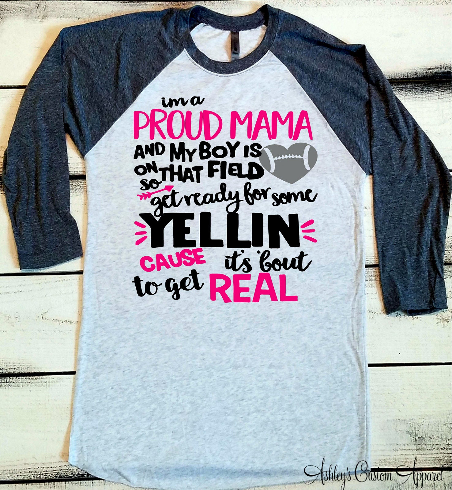 Football Mom Shirt High School Football Shirts School Spirit Etsy