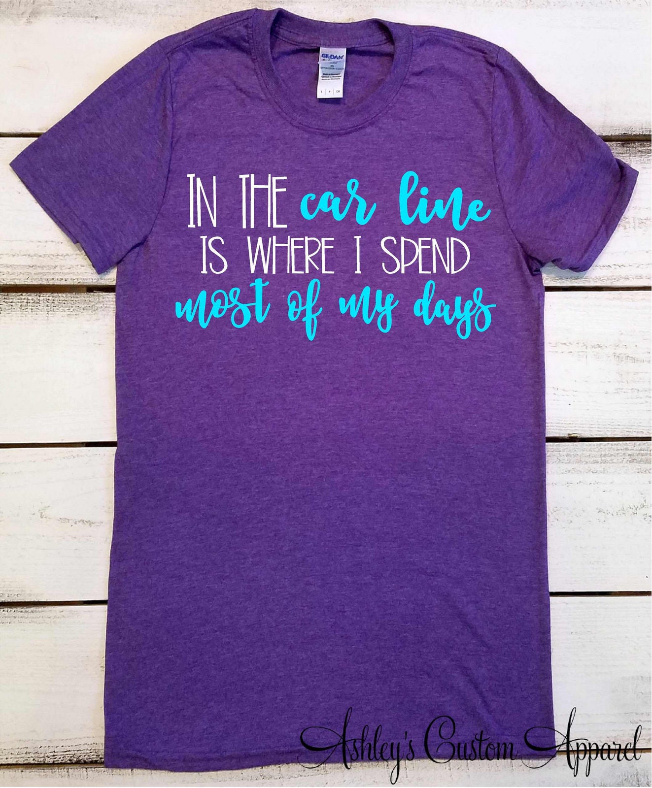 Funny Mom Shirt Stay at Home Mom in the Care Line is Where I Etsy