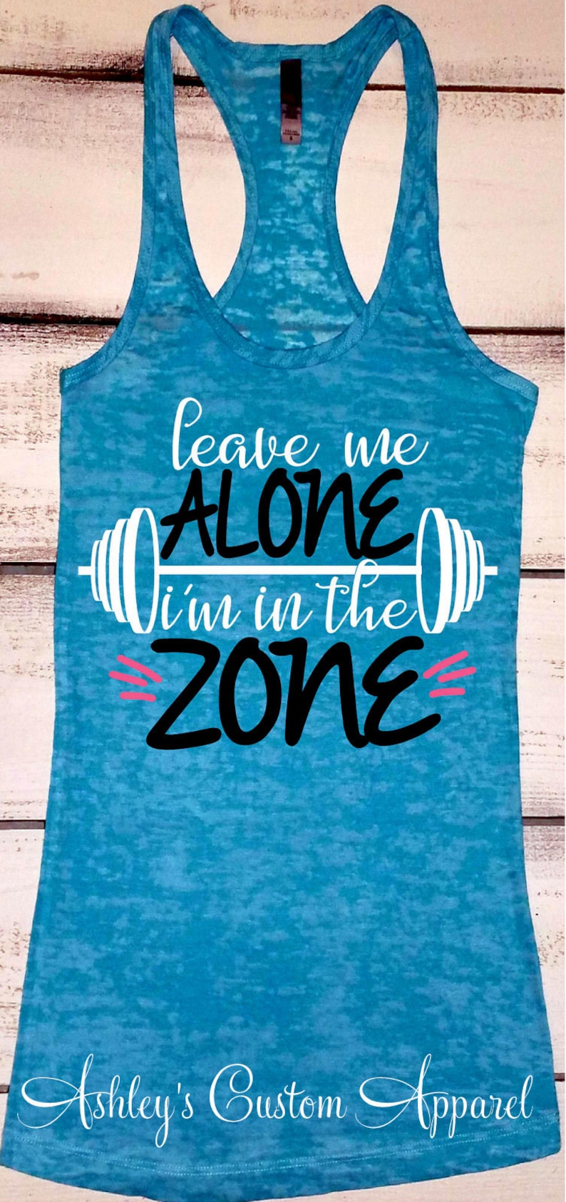 Women�s Fitness Tank Top Leave Me Alone I�m In The Etsy