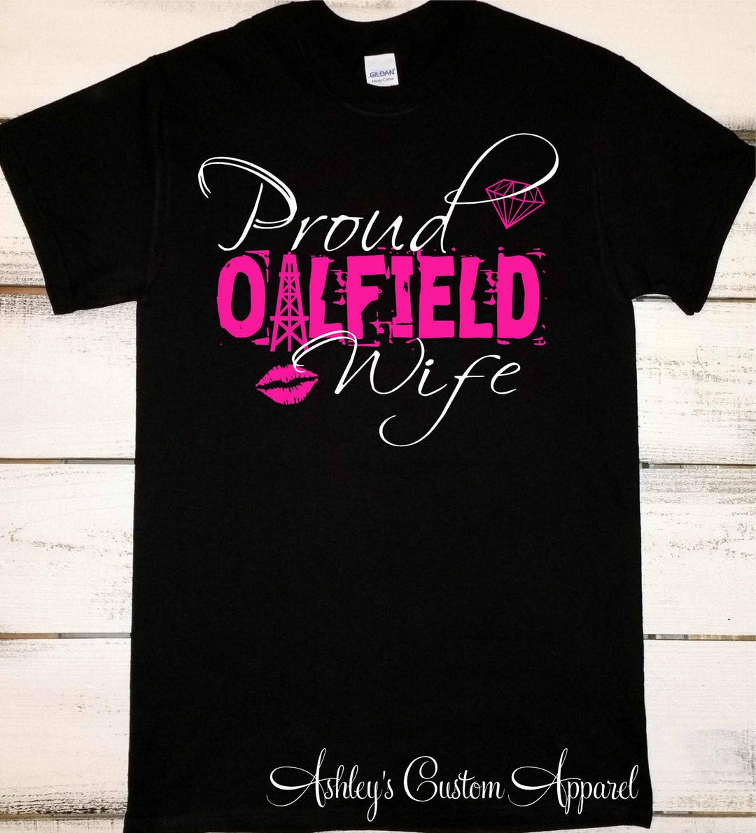 Oilfield Wife Oilfield Shirts Oilfield Girlfriend Oilfield - Etsy