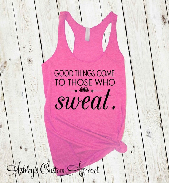 Womens Sweat Exercise Motivation Inspirational Gym T-Shirt Womens Sweat Exercise Motivation Inspirational Gym T-Shirt