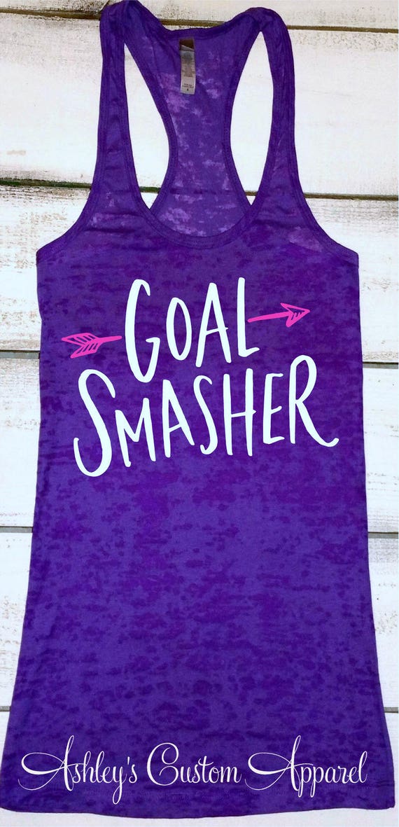Workout Tanks for Women Goal Shirt Next Level Burnout Tank Top Goal Lover Fitness Top Cute Gym Shirts Workout Gear Inspirational Shirts Etsy