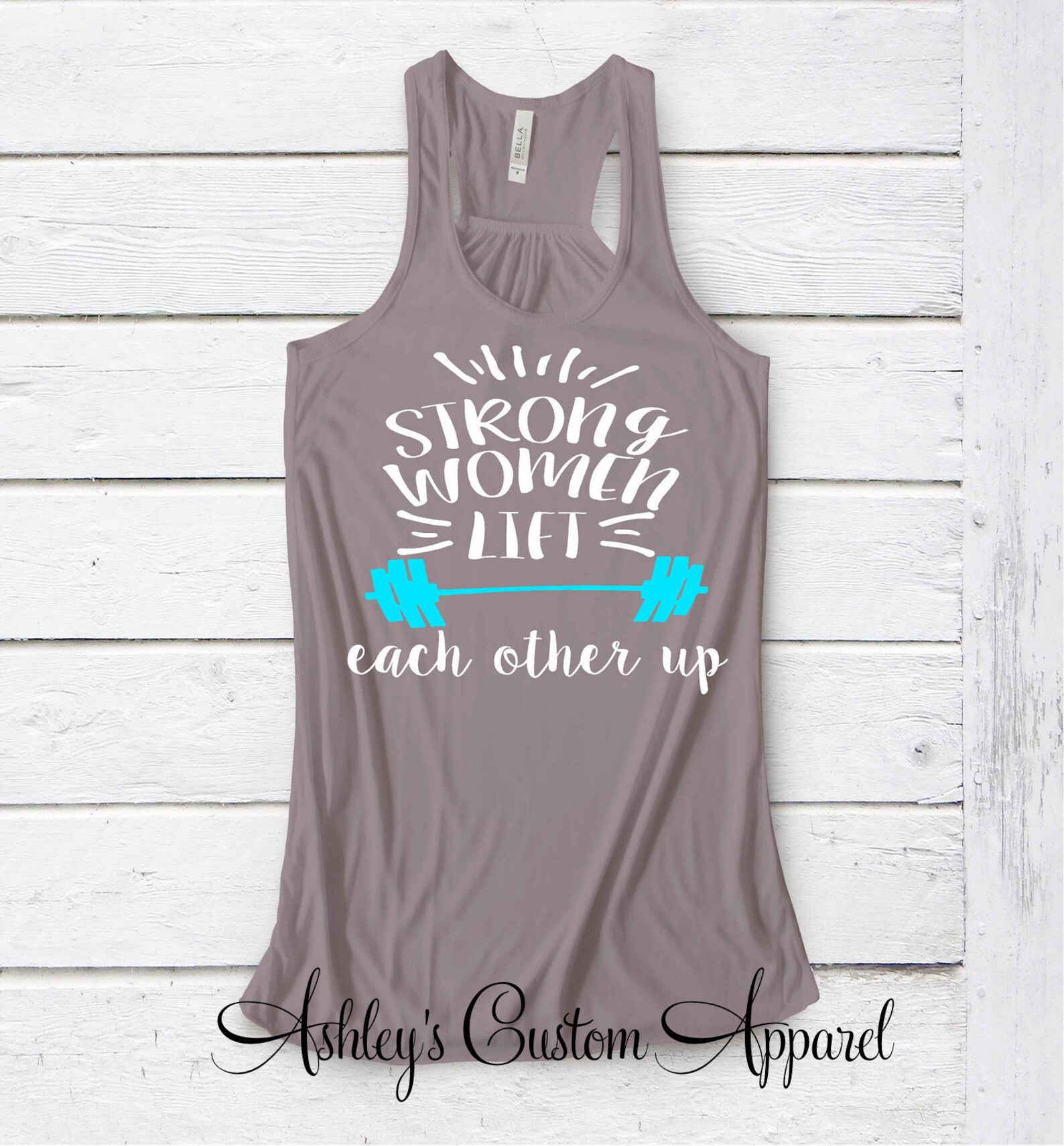 Womens Fitness Tank Top Workout Tank Strong Women Etsy