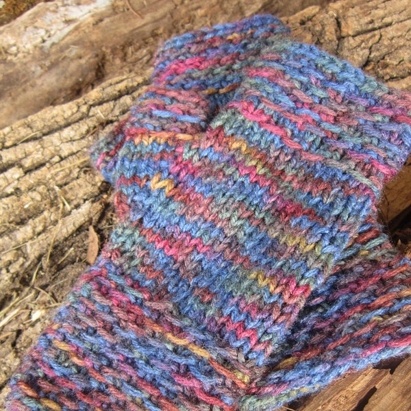 Handwarmers Wristwarmers Multicolor Fingerless Gloves Fall Knit handwarmers knit gloves stocking stuffer hostess gift coworker gift