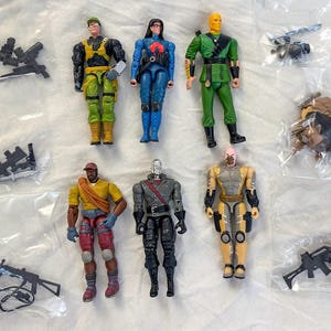 G.I Joe 3.75&#39;&#39; Destro, Baroness, Kamakura Ninja, Alpine, Hard Drive, Swamp Rat