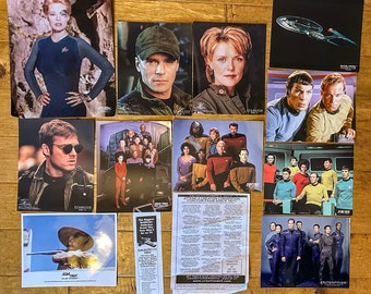 Lot of Star Trek Original Series, Next Generation, Deep Space 9, Stargate Photos and more..