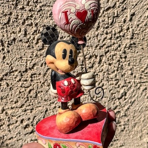 Mickey Mouse with Heart Balloon 4026087 Jim Shore Disney Traditions by Enesco image 1