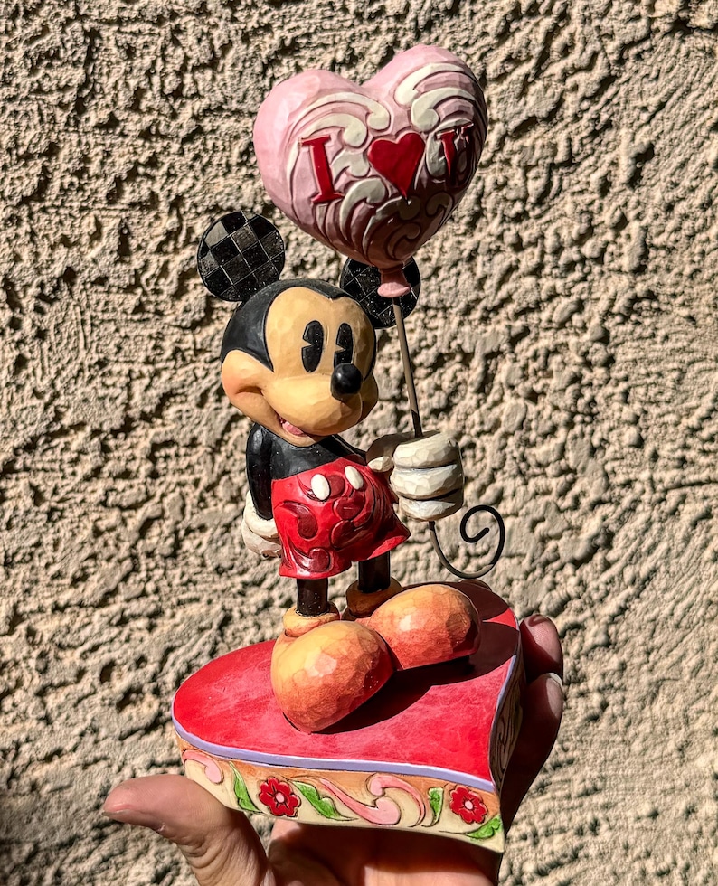 Mickey Mouse with Heart Balloon 4026087 Jim Shore Disney Traditions by Enesco image 1