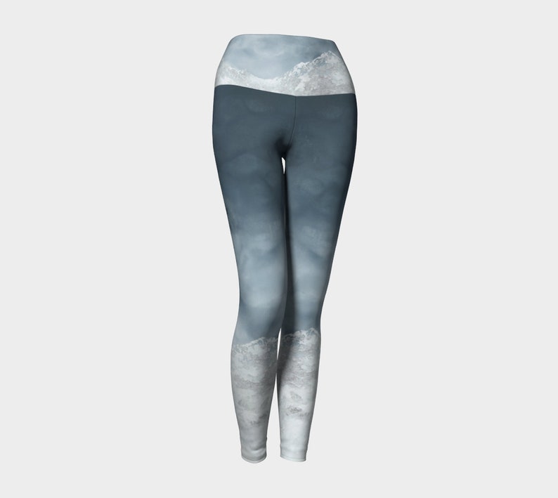 Thick Leggings Boho Leggings Original Art Leggings Mountain Leggings