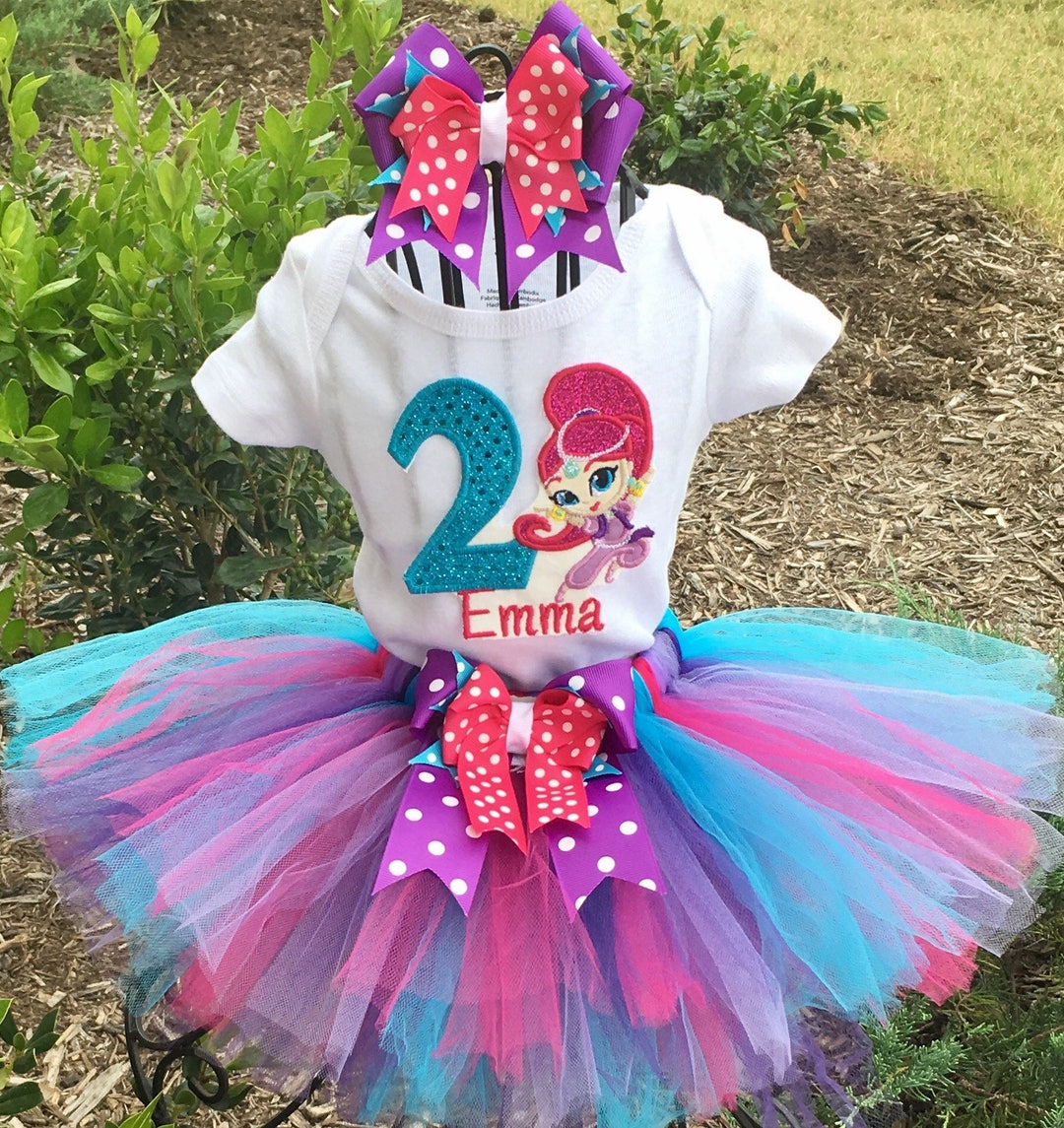 shimmer and shine birthday dress Custom Oyemwen Sequin High Slit Birthday Dress M main image 1