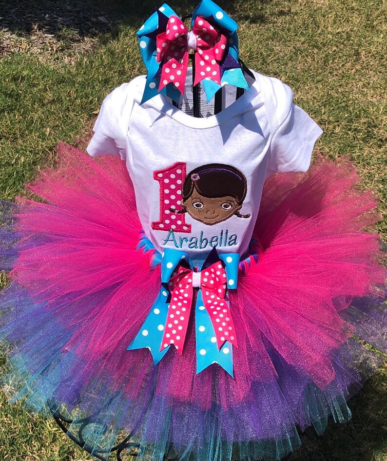 Doc Mcstuffins Tutu Birthday Outfit Shop Doc Mcstuffins Birthday Outfit  Store Doc Mcstuffins Dress Doc