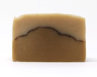 Bergamot Cedar Frankincense Black & Tan Beer Soap