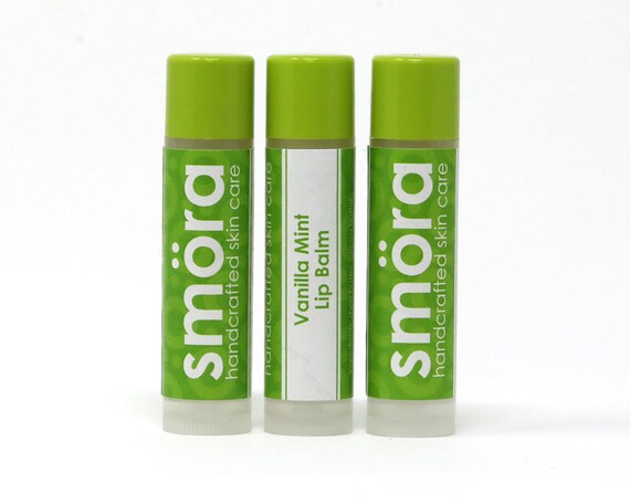 Vanilla Mint Lip Balm | Etsy Vanilla Mint Lip Balm | Etsy