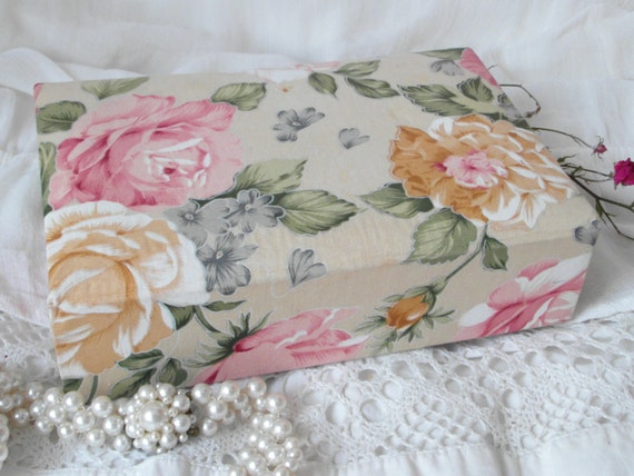 French jewelry box with roses forget-me-not flowe… - image 5