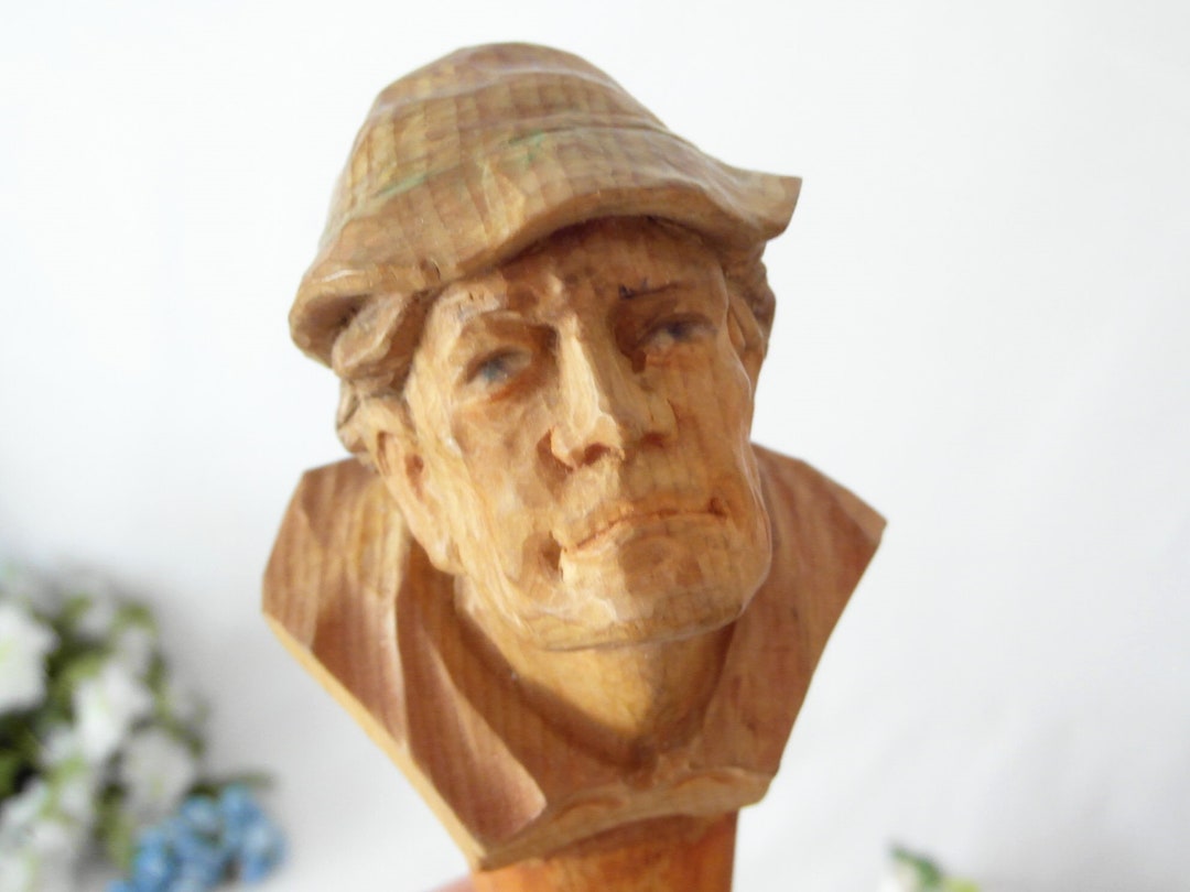 Vintage Bottle Cap Cork Unique Fine Wood Carving Handmade Etsy