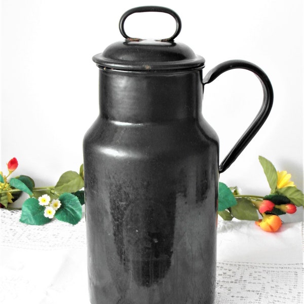 Enamel Milk Jug Etsy