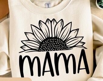 Mama PNG,Sunflower Mama PNG, Mothers Day svg, Mama Spring Png, Floral Spring Png, Gift for Mom, Mama Spring svg, Boho Mama Shirt Design
