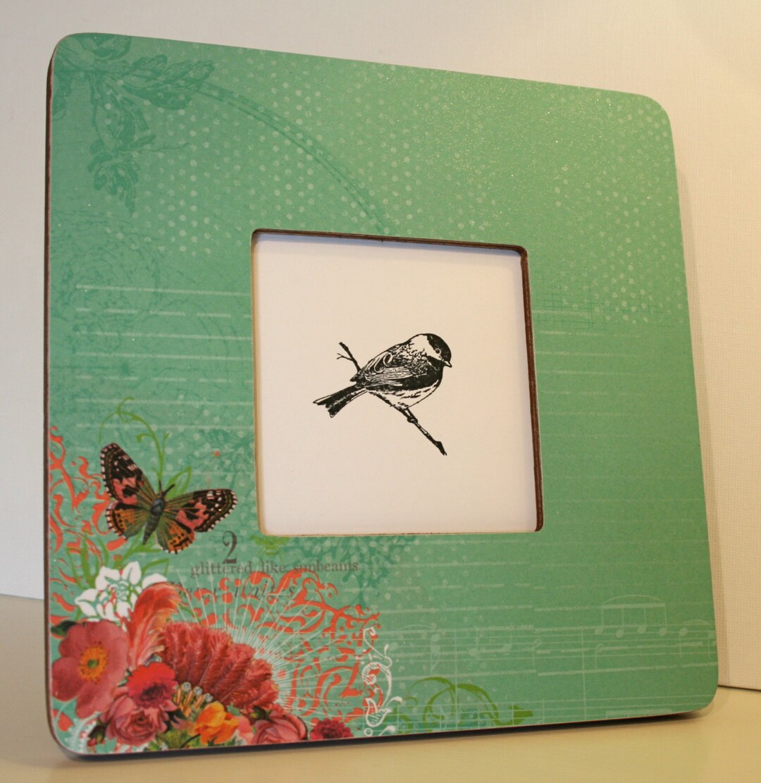 Butterfly Picture Frame Spring Decor Picture Frame Photo Etsy