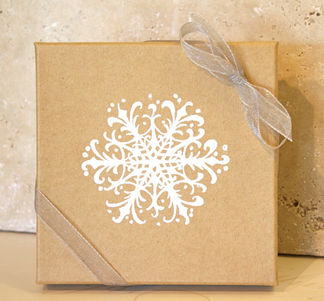 Holiday Gift Box Embossed Gift Boxes Paper Gift Box Jewelry Etsy