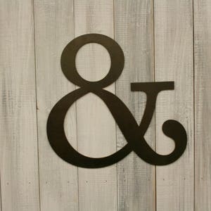 Ampersand, Metal Ampersand, 12&quot; Ampersand