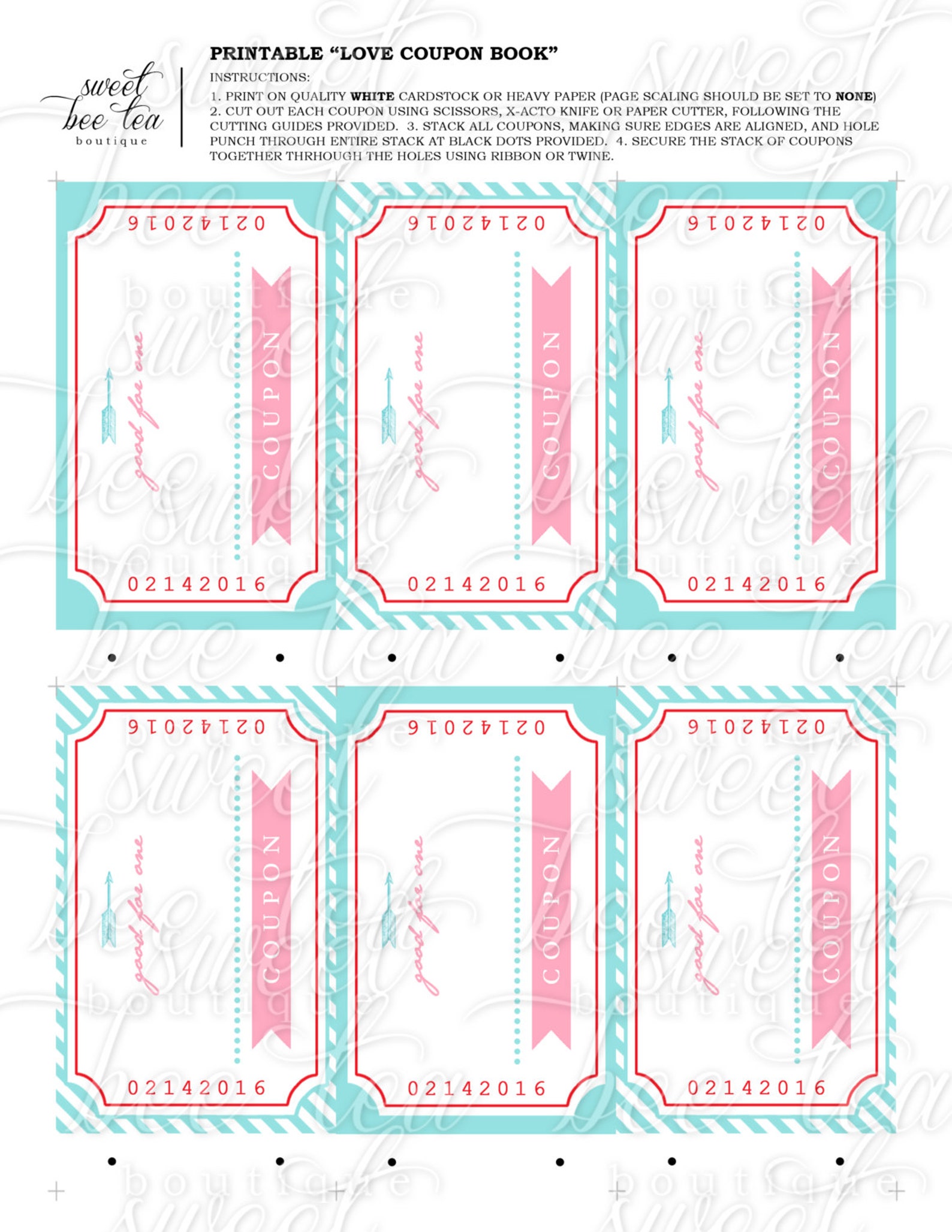 Love Coupon Book - Valentine's Day Mother's Day Father's Day Birthday ...