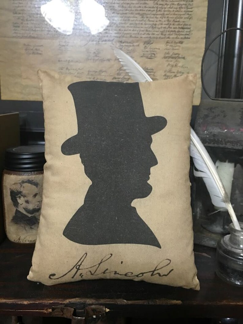 Abraham Lincoln Pillow image 1