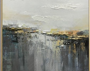 Abstract Oil Painting on Canvas Modern Oil Painting Hand Painted Large ...