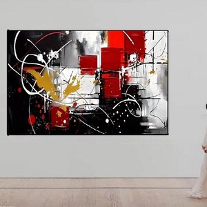 Large Abstract Painting On Canvas Hand Painted  Modern Oil Painting Wall Art For Home Decor MA1610