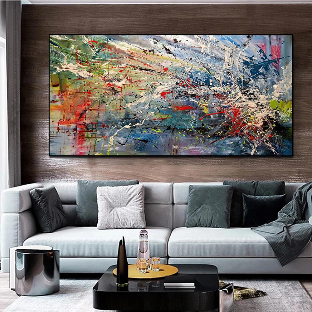 Palette Knife on Canvas Art Ready to Hang Original Abstract 