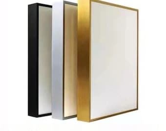 DIY Metal Frame for Canvas  painting  Depth 1.14" (2.9 CM), Aluminum Canvas Frame,Metal Frame Kit, Cut to Pieces，Customized Size