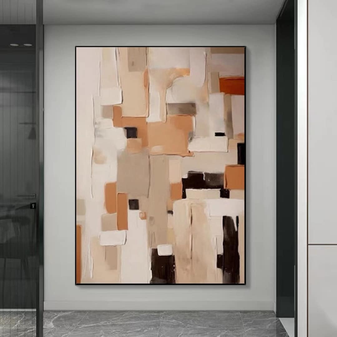 Abstract Oil Painting on Canvas Modern Oil Painting Hand Painted Large ...