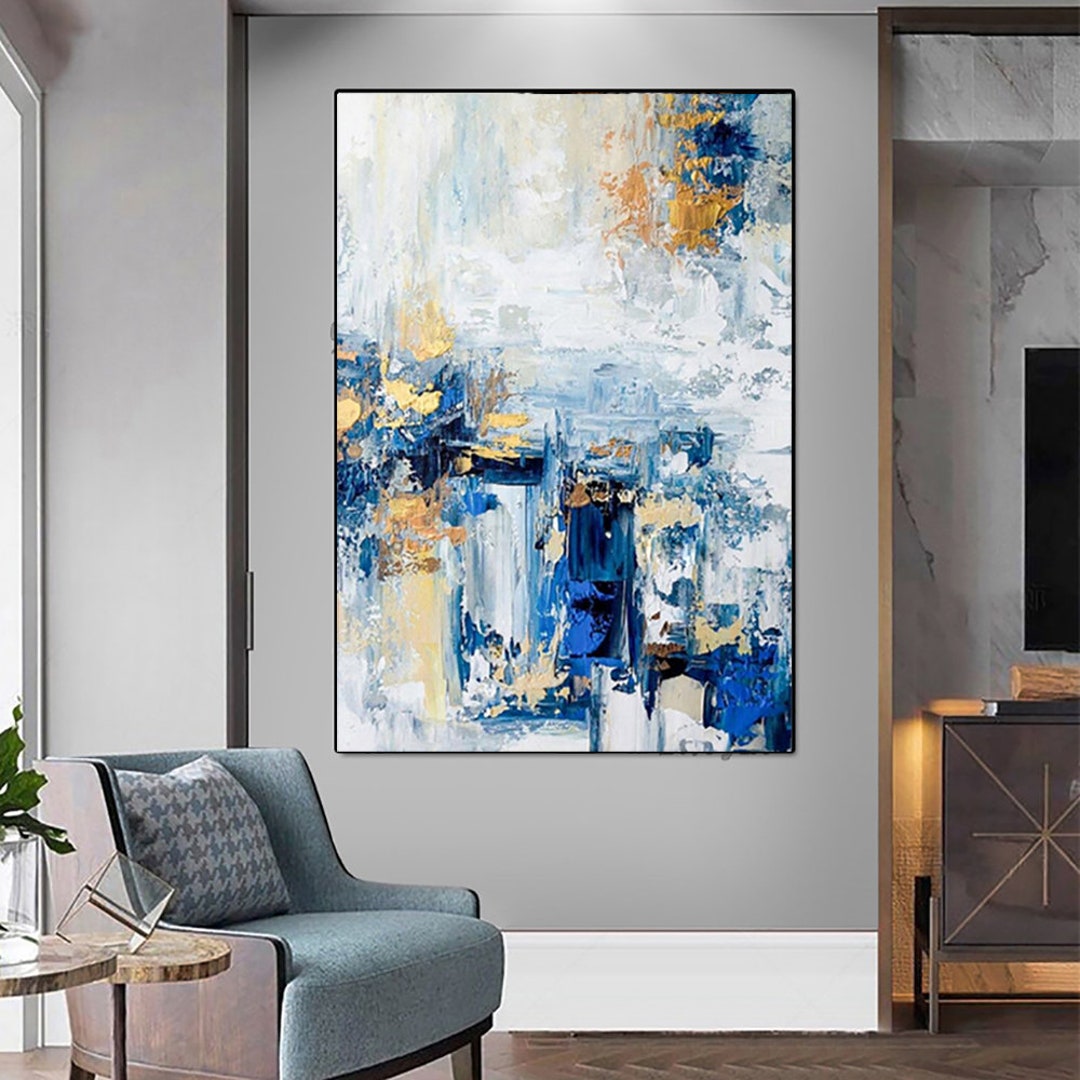 Abstract Oil Painting on Canvas Modern Oil Painting Hand Painted Large ...