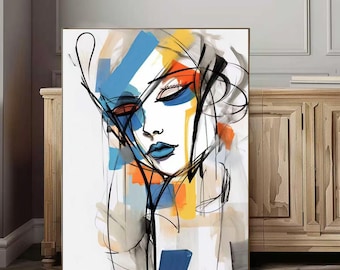 Figurine artistique artisanale, art mural moderne pour décoration intérieure #MDP1046