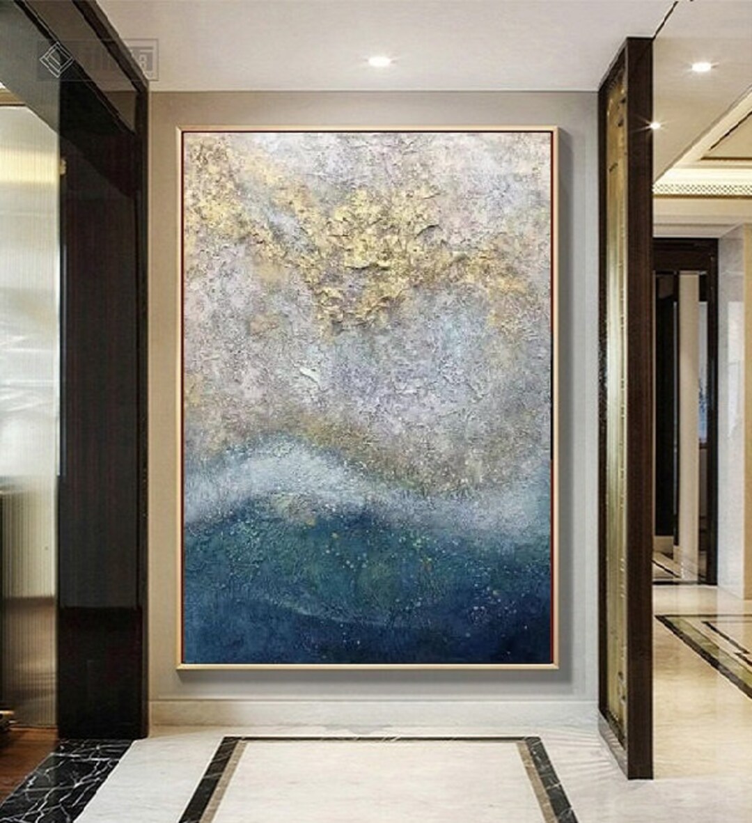 Abstract Oil Painting on Canvas Modern Oil Painting Hand Painted Large ...