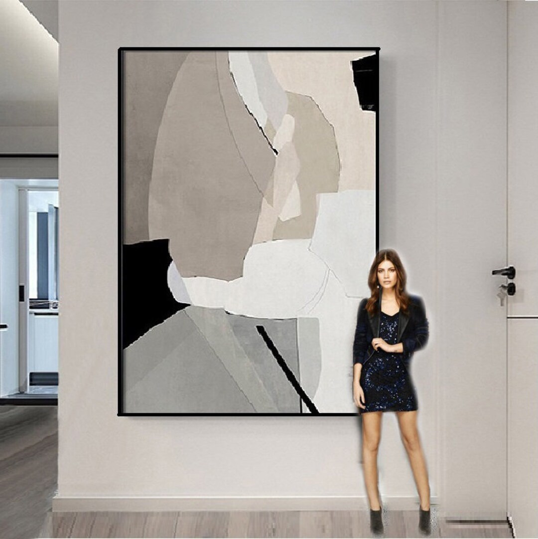Abstract Painting on Canvas Modern Oil Painting Hand Painted Large Wall ...